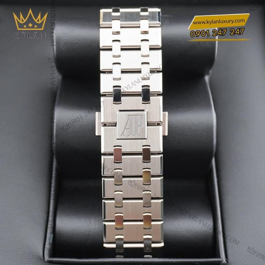 Kỳ Lân Luxury royal oak calendar mat so sapphire 26685xt 13 Đồng hồ Royal Oak Selfwinding Perpetual Calendar 26685XT