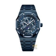 Đồng hồ Royal Oak Perpetual Calendar Ceramic Xanh Đêm 26674CD