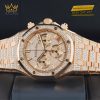 Đồng hồ Royal Oak Chronograph vàng hồng kim cương 26242OR