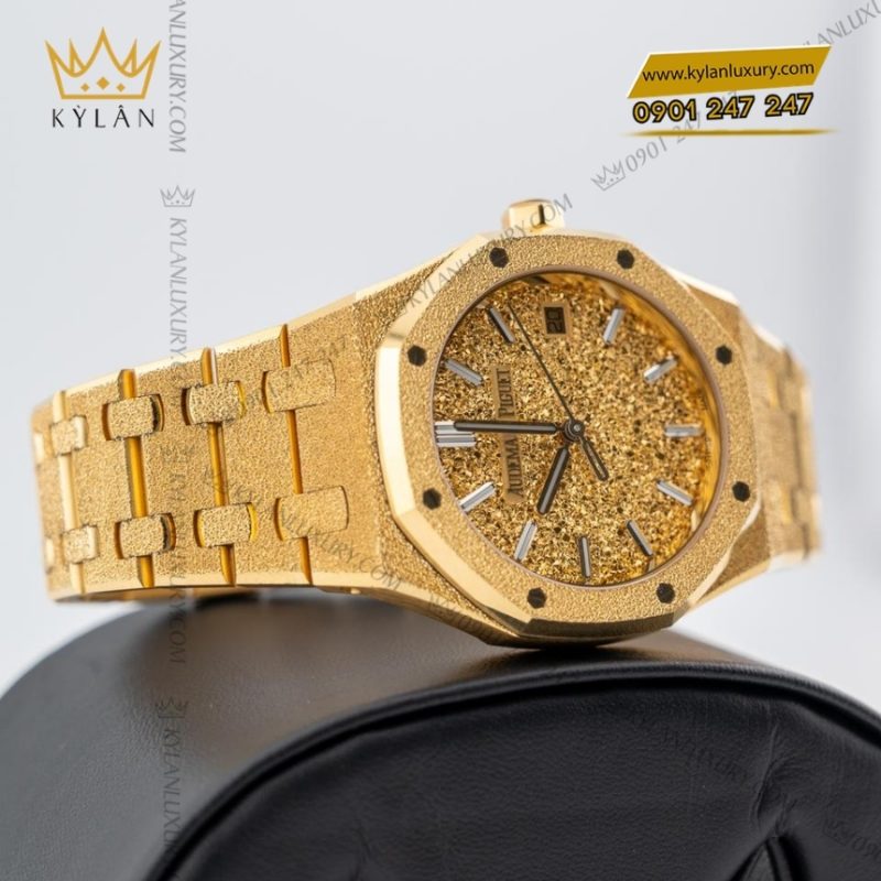 Đồng hồ Royal Oak mặt số Crystal Sand 34mm 77450BA