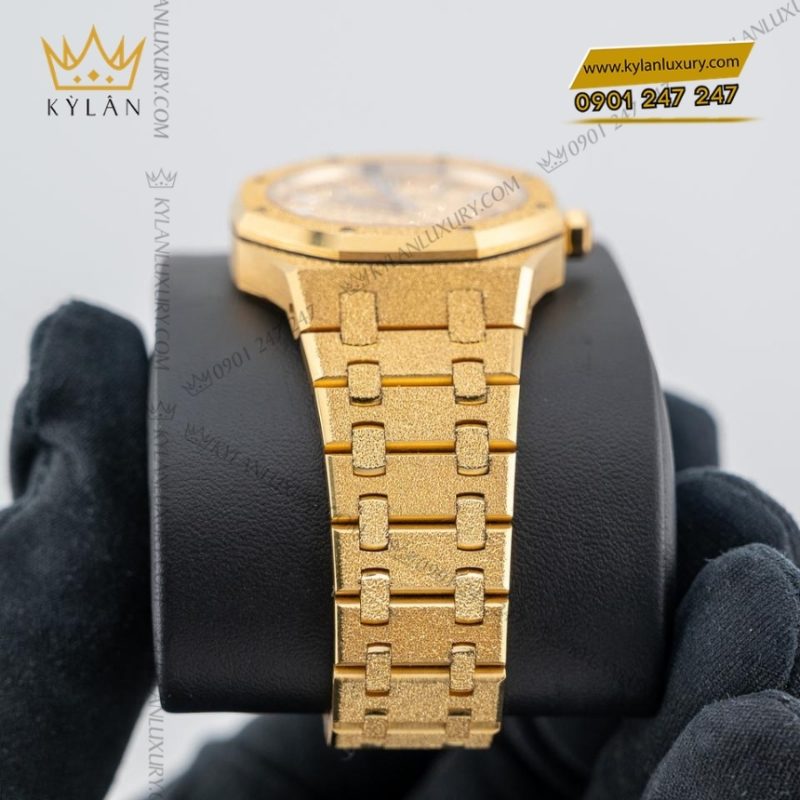 Đồng hồ Royal Oak mặt số Crystal Sand 34mm 77450BA