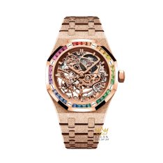 Đồng hồ Royal Oak Double Balance Wheel Rainbow 15468OR
