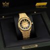 Đồng hồ Royal Oak Frosted Gold mặt số vàng khói 15550BA