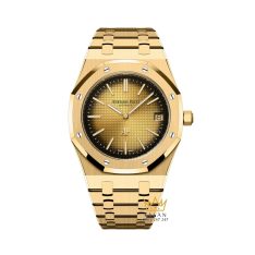 Đồng hồ Royal Oak Jumbo Extra Thin vàng khối 16202BA