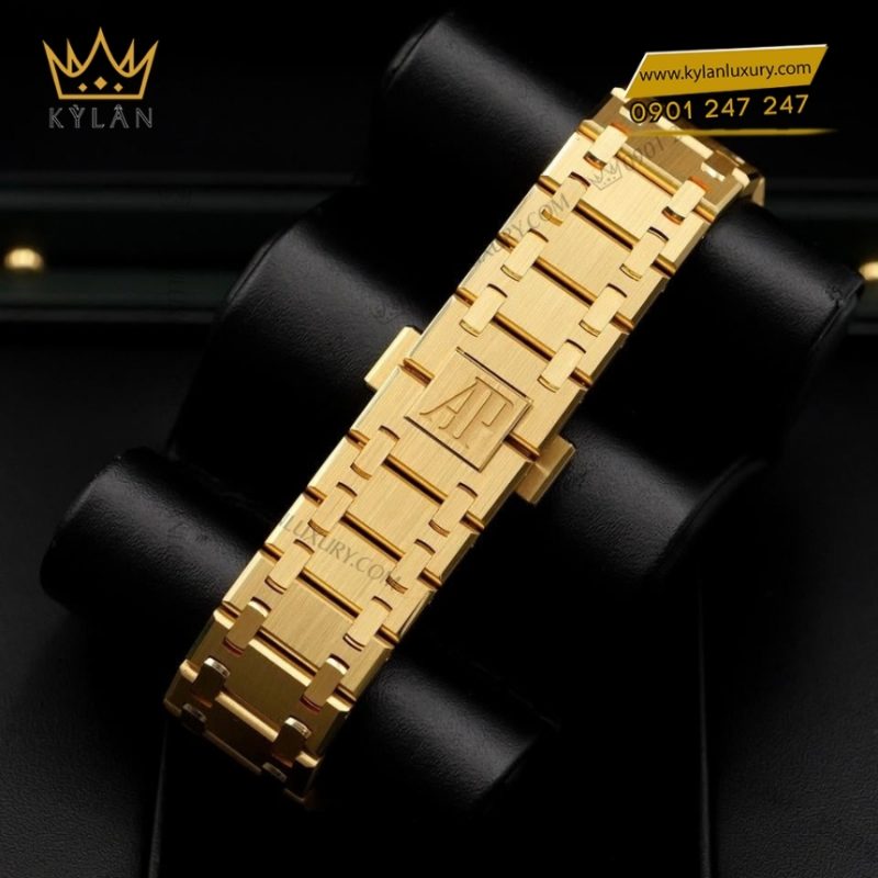 Đồng hồ Royal Oak Jumbo Extra Thin vàng khối 16202BA