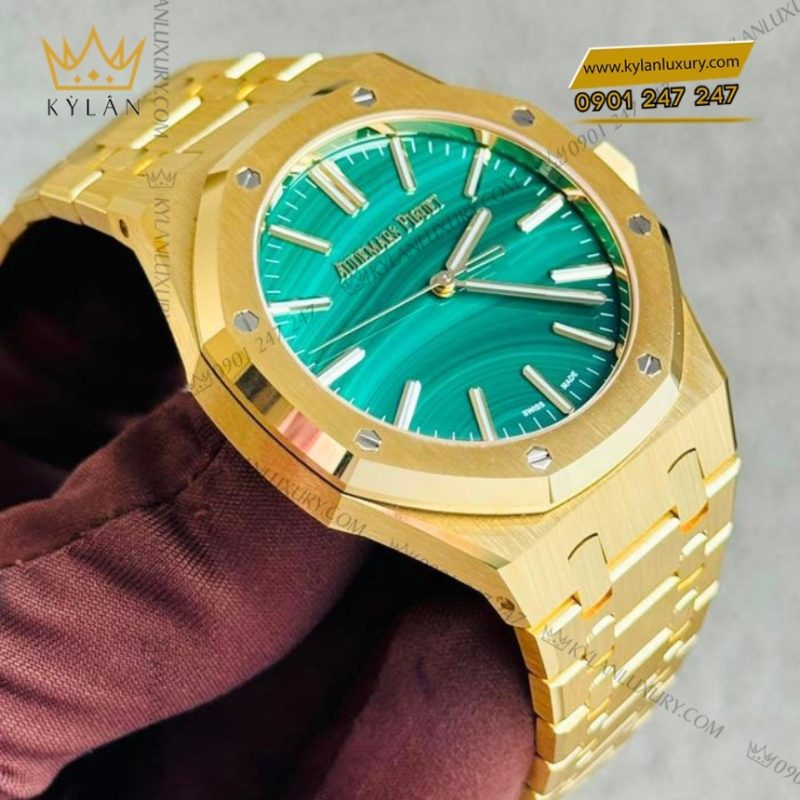 Đồng hồ Royal Oak Selfwinding mặt số Malachite 41mm 15513BA