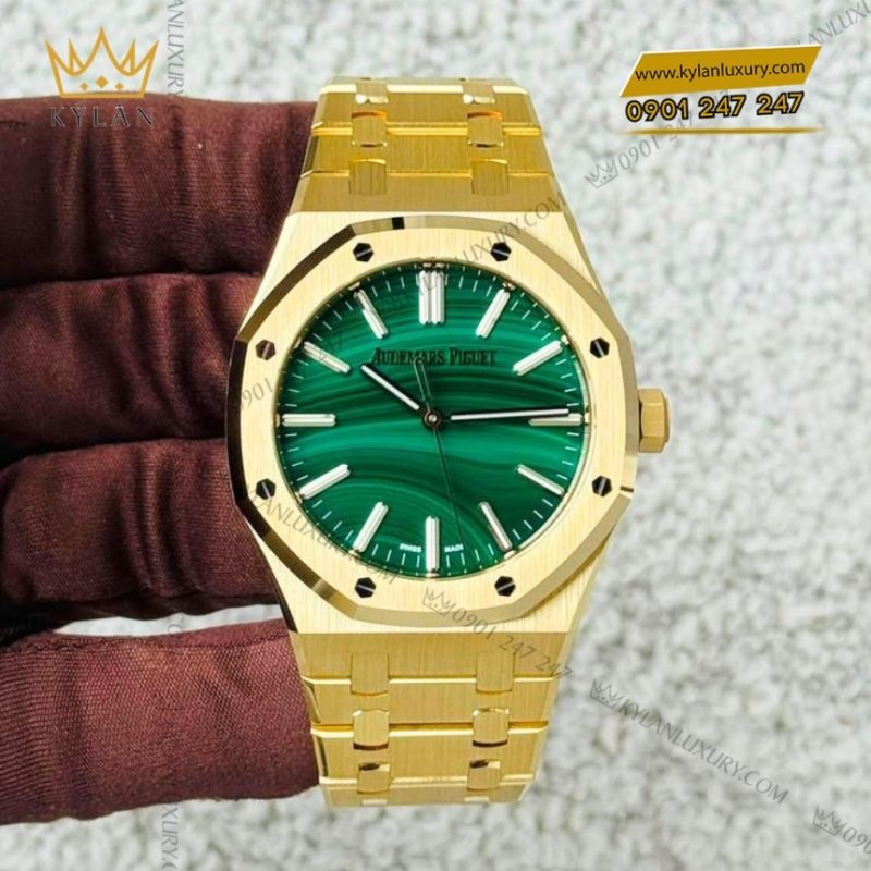 Đồng hồ Royal Oak Selfwinding mặt số Malachite 41mm 15513BA