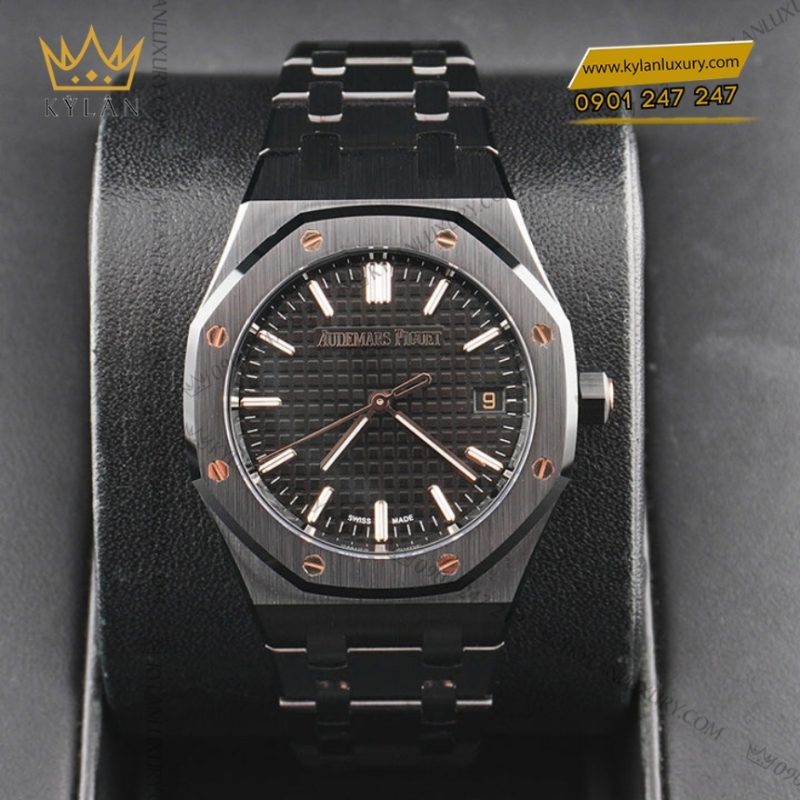Đồng hồ Royal Oak Selfwinding Black Ceramic 34mm 77350CE