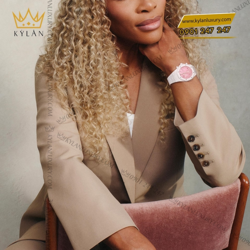 Kỳ Lân Luxury royal oak selfwinding chronograph serena williams 26450cb 7 Đồng hồ Royal Oak Selfwinding Chronograph Serena Williams 26450CB