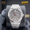 Đồng hồ Royal Oak thép mặt số xám 37mm 15550ST