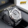 Đồng hồ Royal Oak thép mặt số xám 37mm 15550ST