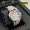 Đồng hồ Royal Oak vàng trắng mặt số Crystal Sand 34mm 77450BC