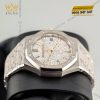 Đồng hồ Royal Oak vàng trắng mặt số Crystal Sand 34mm 77450BC