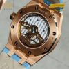 Đồng hồ Royal Oak Selfwinding xanh pastel đính kim cương 15551OR