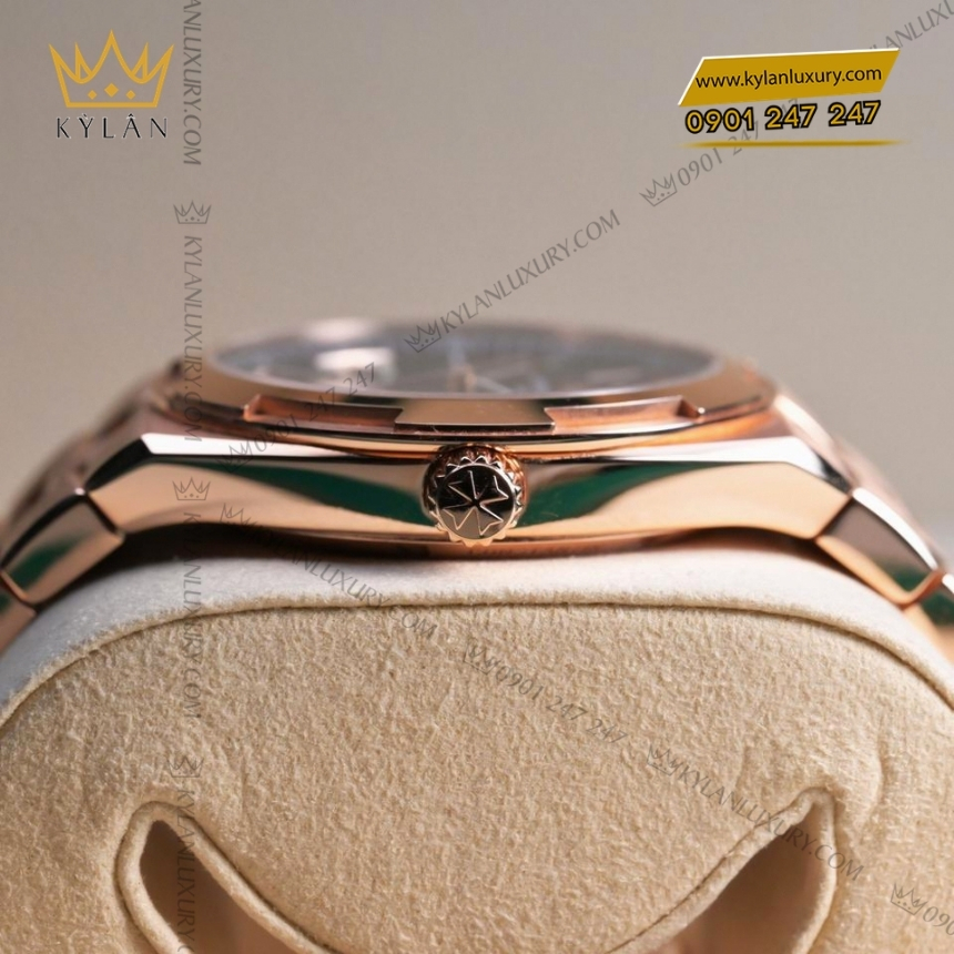 Kỳ Lân Luxury vacheron constantin overseas 4520v 210r b705 3 Đồng hồ Vacheron Constantin Overseas Self Winding mặt xanh dương 4520V