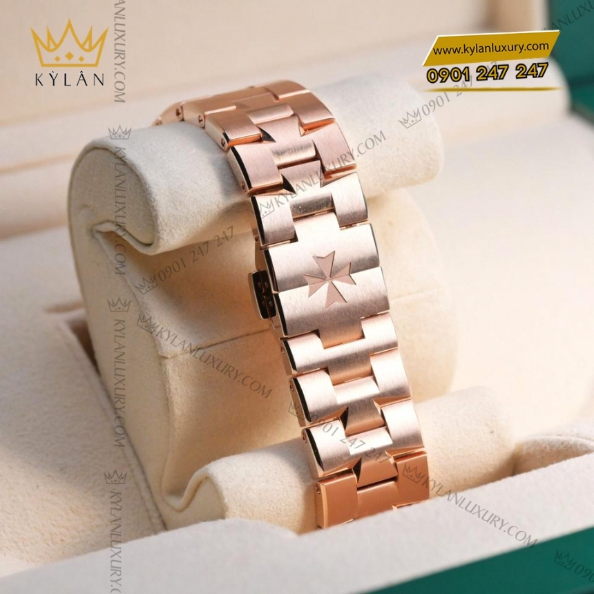 Kỳ Lân Luxury vacheron constantin overseas 4520v 210r b705 6 Đồng hồ Vacheron Constantin Overseas Self Winding mặt xanh dương 4520V