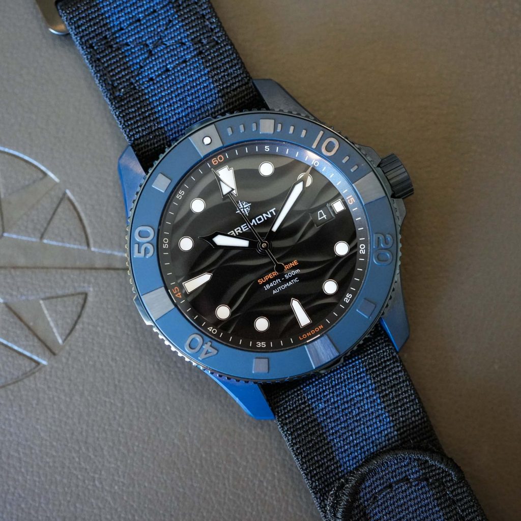 Kỳ Lân Luxury Bremont Supermarine Full Ceramic Deep Blue 500m3 Đồng hồ Bremont Supermarine Full Ceramic Deep Blue 500m