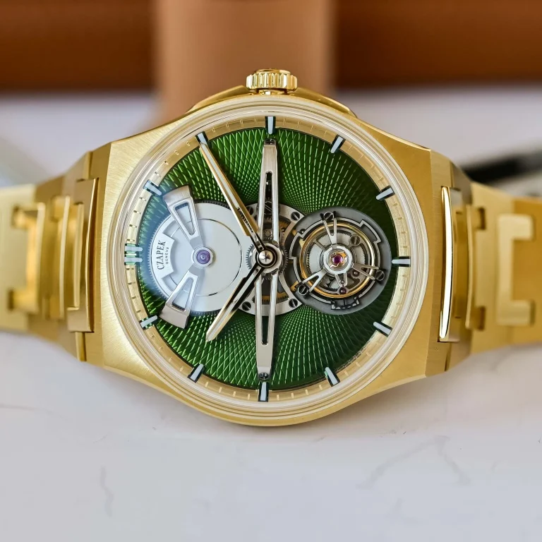 Kỳ Lân Luxury Czapek Antarctique Tourbillon Victory Green4 Đồng hồ Czapek Antarctique Tourbillon Victory Green