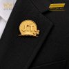 Logo JiT cài áo vàng Au750