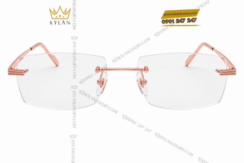 Mắt kính vàng hồng Au750