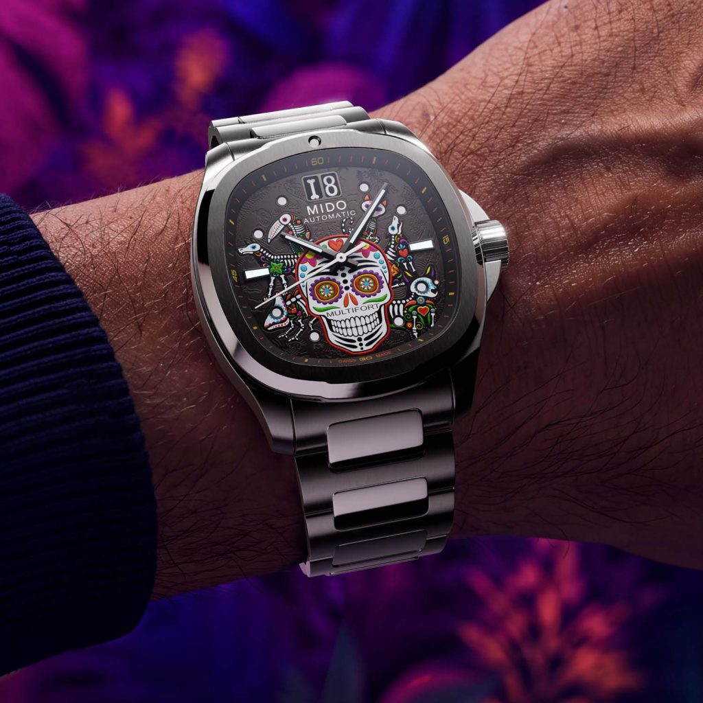 Đồng hồ Mido Multifort TV Big Date Dia de los Muertos Alebrijes
