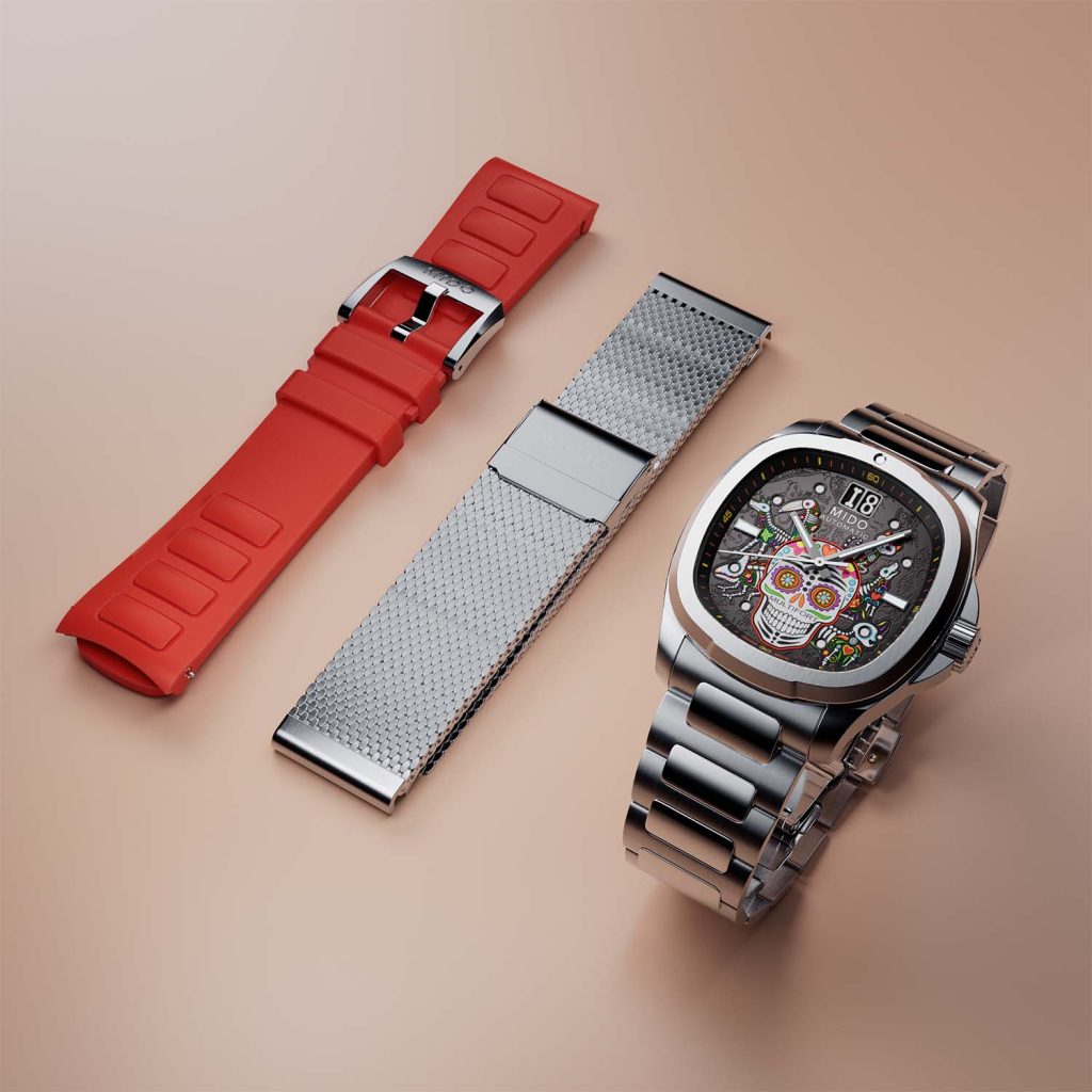 Kỳ Lân Luxury Mido Multifort TV Big Date Dia de los Muertos Alebrijes5 Đồng hồ Mido Multifort TV Big Date Dia de los Muertos Alebrijes