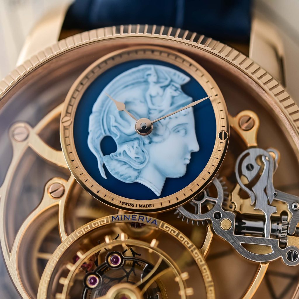 Kỳ Lân Luxury Minerva Exo Tourbillon Skeleton3 Đồng hồ Minerva Exo Tourbillon Skeleton