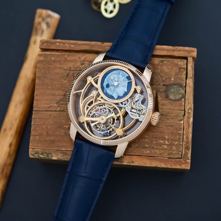 Kỳ Lân Luxury Minerva Exo Tourbillon Skeleton7 Đồng hồ Minerva Exo Tourbillon Skeleton