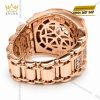 Nhẫn Kỳ Lân Signature vàng hồng Au750 đính viên chủ 6ly3