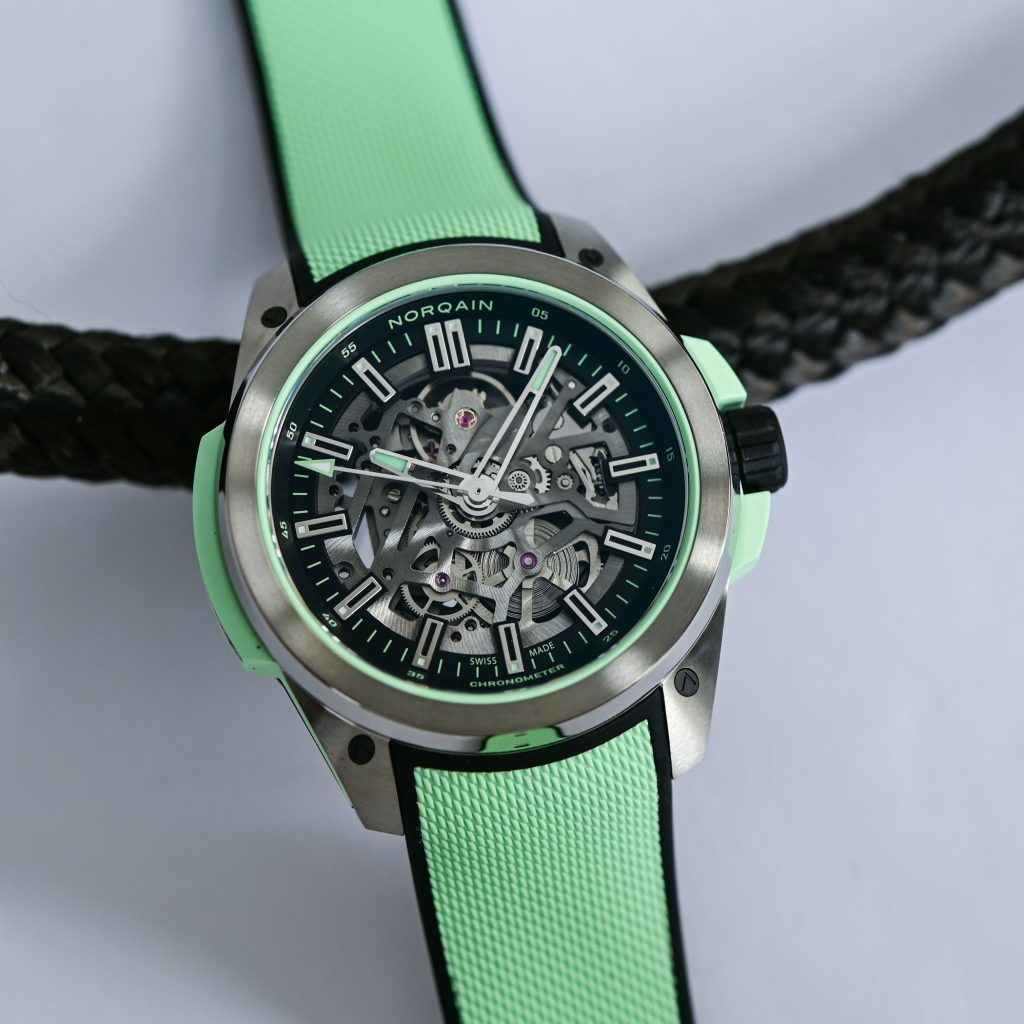 Kỳ Lân Luxury Norqain Wild One Skeleton Titanium3 Đồng hồ Norqain Wild One Skeleton Titanium 39mm