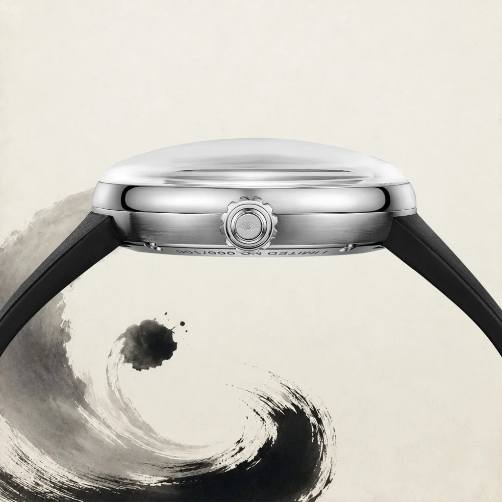 Kỳ Lân Luxury Peacock Tai Chi Curved Guilloche6 Đồng hồ Peacock Tai Chi Curved Guilloche