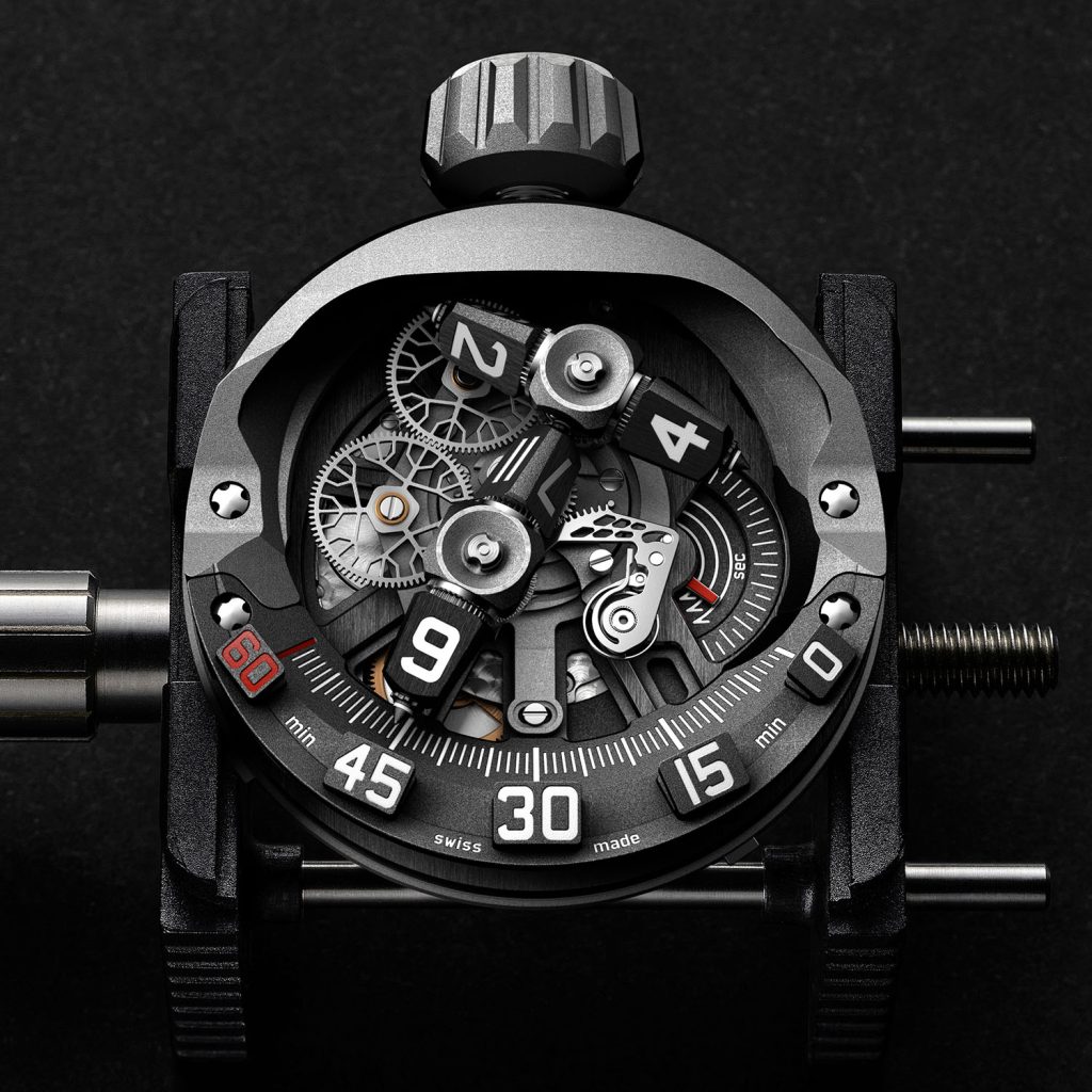 Đồng hồ đo thời gian Urwerk UR-300 3 Kỳ Lân Luxury Urwerk UR 300 Time Quantum KYLAN2 Đồng hồ đo thời gian Urwerk UR-300