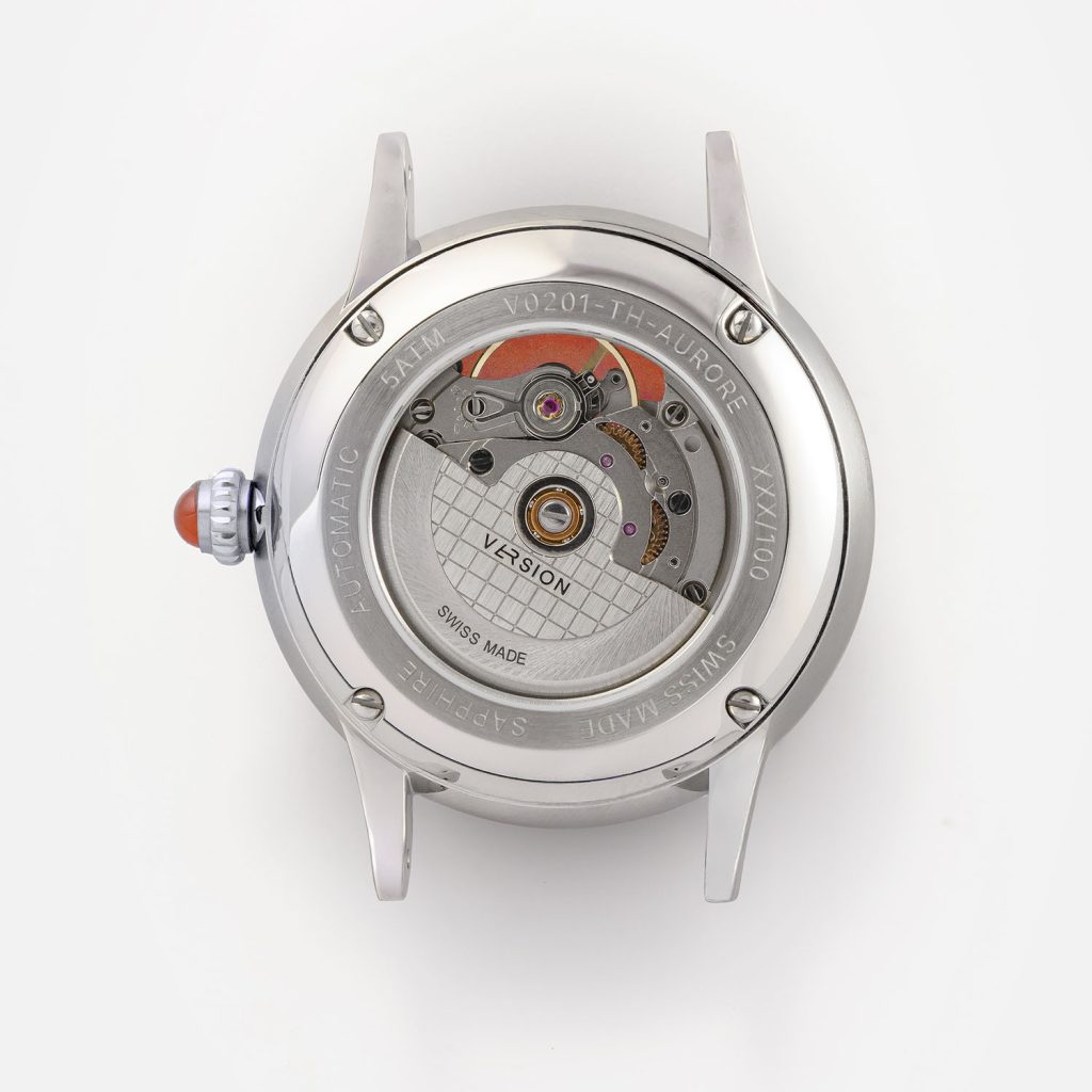 Kỳ Lân Luxury V0201 TH4 Đồng hồ Version Watches V0201-TH Semi-Skeleton