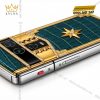 Vertu Agent Q custom vàng Au750 đính kim cương