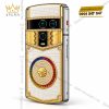 Vertu Agent Q custom vàng Au750 đính kim cương và đá quý