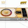 Vertu Agent Q custom vàng Au750 đính kim cương và đá quý