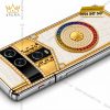 Vertu Agent Q custom vàng Au750 đính kim cương và đá quý