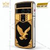 Vertu Agent Q custom vàng Au750 đính kim cương – Chim Đại Bàng
