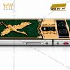 Vertu Agent Q custom vàng Au750 đính kim cương – Chim Hạc