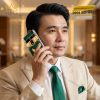 Vertu Agent Q custom vàng Au750 đính kim cương – Chim Hạc