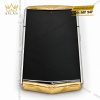 Vertu Agent Q custom vàng Au750 kim cương và logo Kỳ Lân