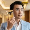Vertu Agent Q custom vàng Au750 kim cương và logo Kỳ Lân