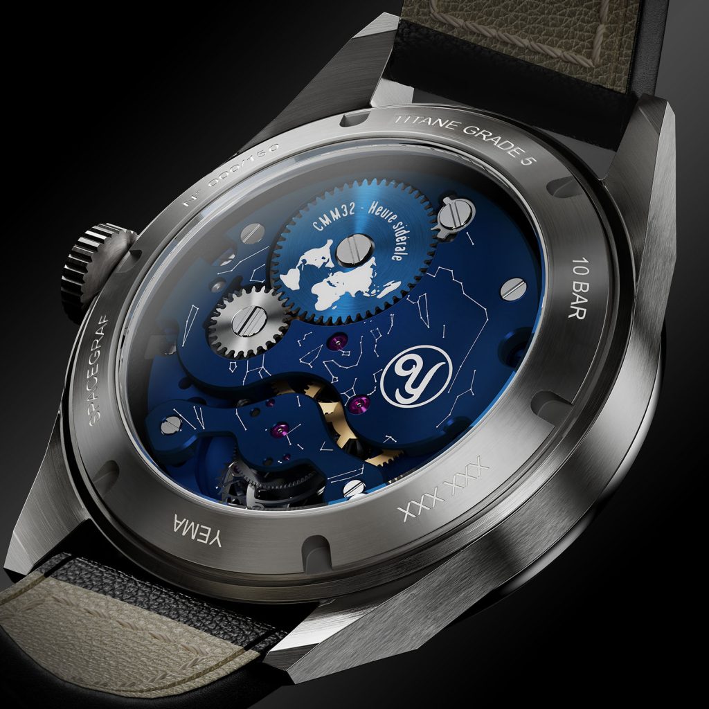 Kỳ Lân Luxury Yema Spacegraf Heure Siderale Tourbillon Volanta1 Đồng hồ Yema Spacegraf Heure Sidérale Tourbillon Volanta
