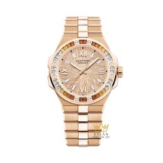 Đồng hồ Chopard Alpine Eagle 41 vàng hồng vành đá quý 295363-5013