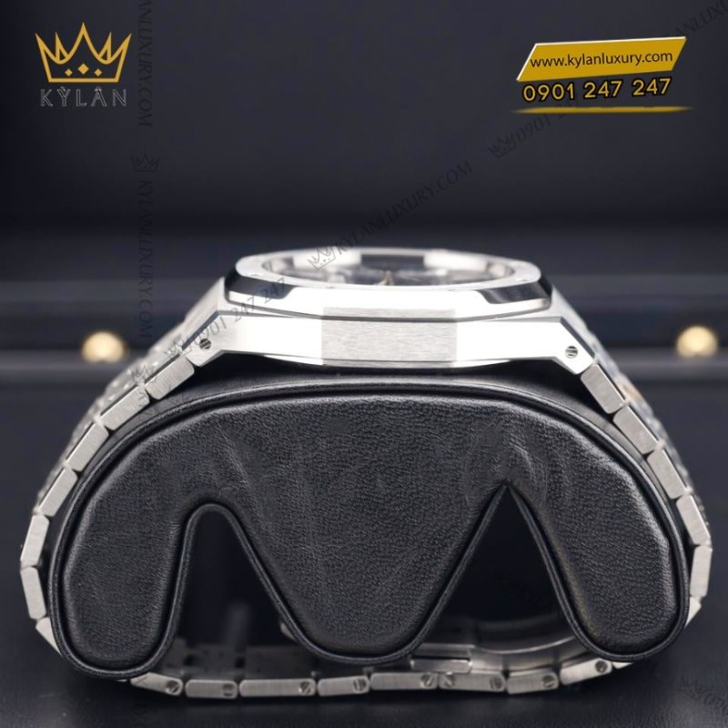 Đồng hồ Royal Oak mặt số xanh đêm 41mm 15510ST