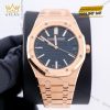 Đồng hồ Royal Oak vàng hồng mặt số xanh đêm 15510OR