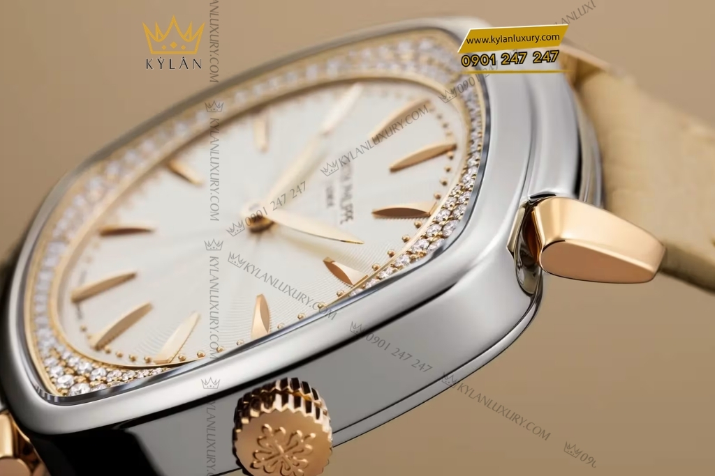 Kỳ Lân Luxury patek philippe gondolo mat so bac 7043gr 001 6 Đồng hồ Patek Philippe Gondolo mặt số bạc 7043GR-001