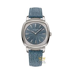 Đồng hồ Patek Philippe Gondolo mặt xanh xám kim cương 7043G-001