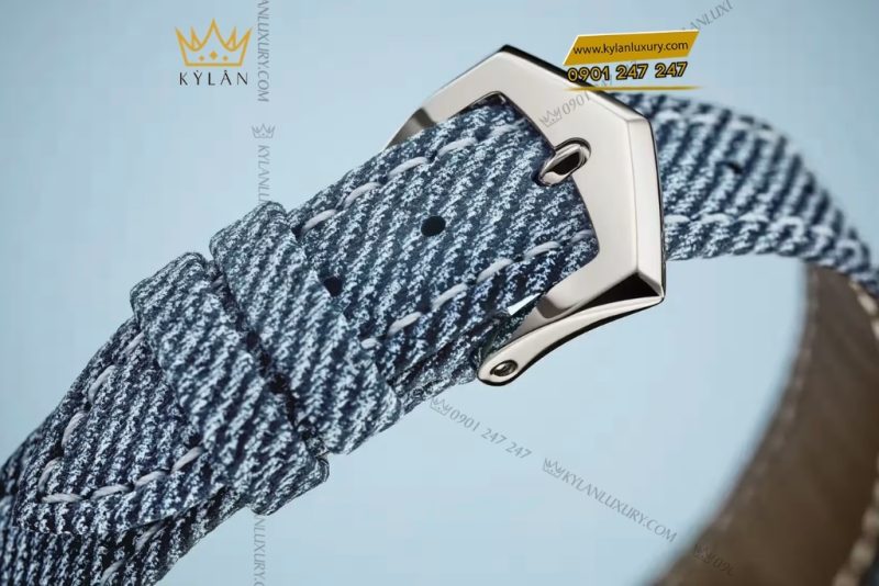 Đồng hồ Patek Philippe Gondolo mặt xanh xám kim cương 7043G-001