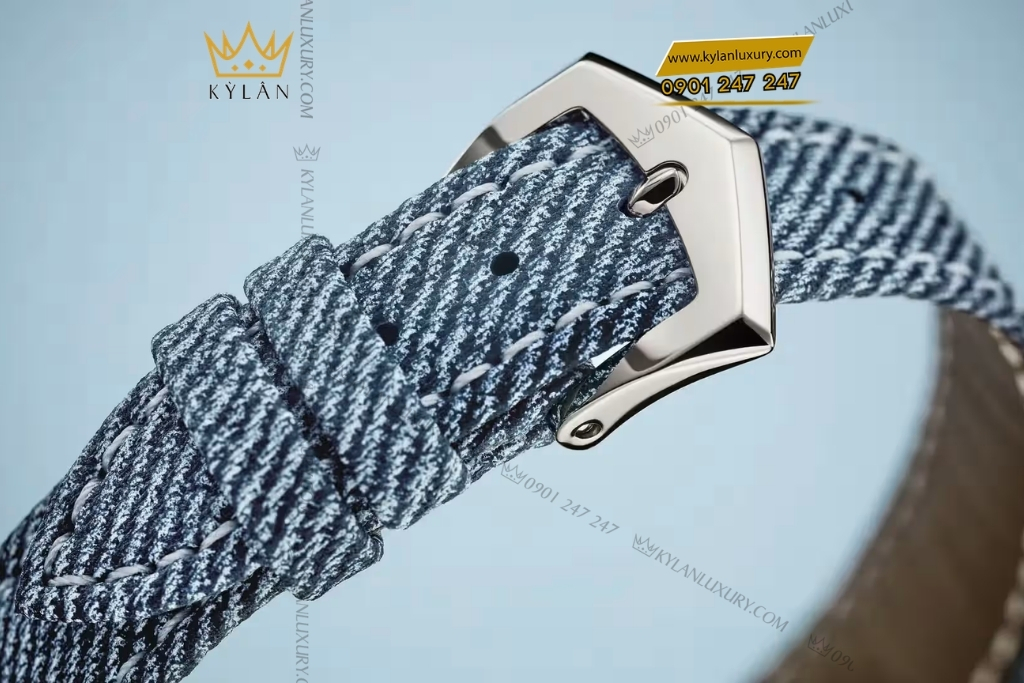 Kỳ Lân Luxury patek philippe gondolo mat xanh xam 7043g 001 5 Đồng hồ Patek Philippe Gondolo mặt xanh xám kim cương 7043G-001